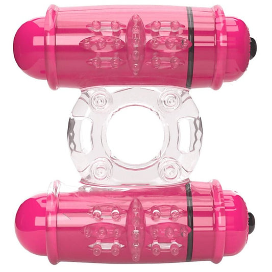 Double Wammy 4T High Pitch Treble Cock Ring by Screaming O - Vibrating Cock Rings
