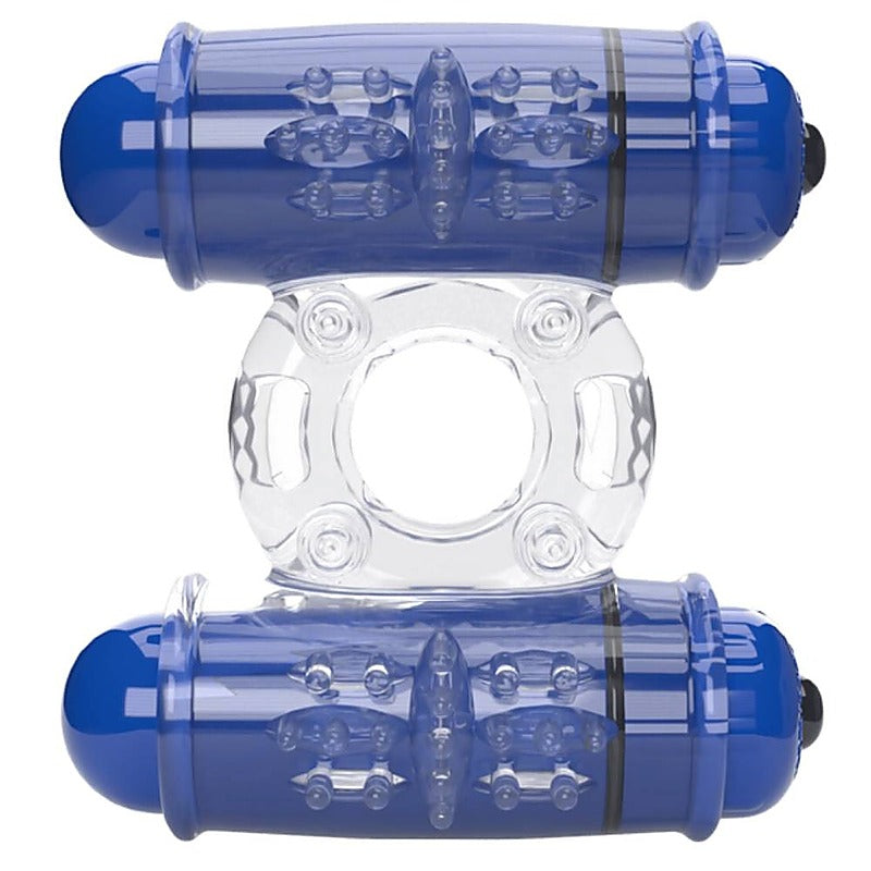 Double Wammy 4T High Pitch Treble Cock Ring by Screaming O - Vibrating Cock Rings