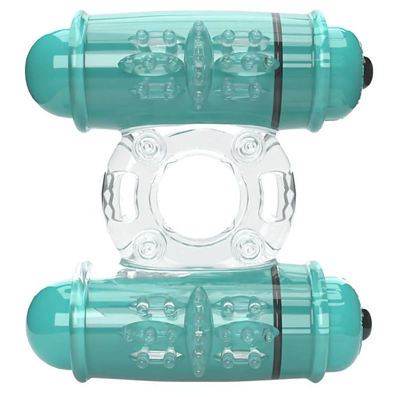 Double Wammy 4T High Pitch Treble Cock Ring by Screaming O - Vibrating Cock Rings