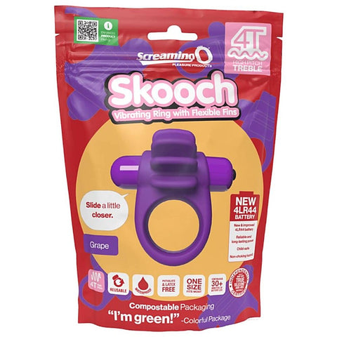 Skooch 4T High Pitch Treble Vibrating Cock Ring - Vibrating Cock Rings