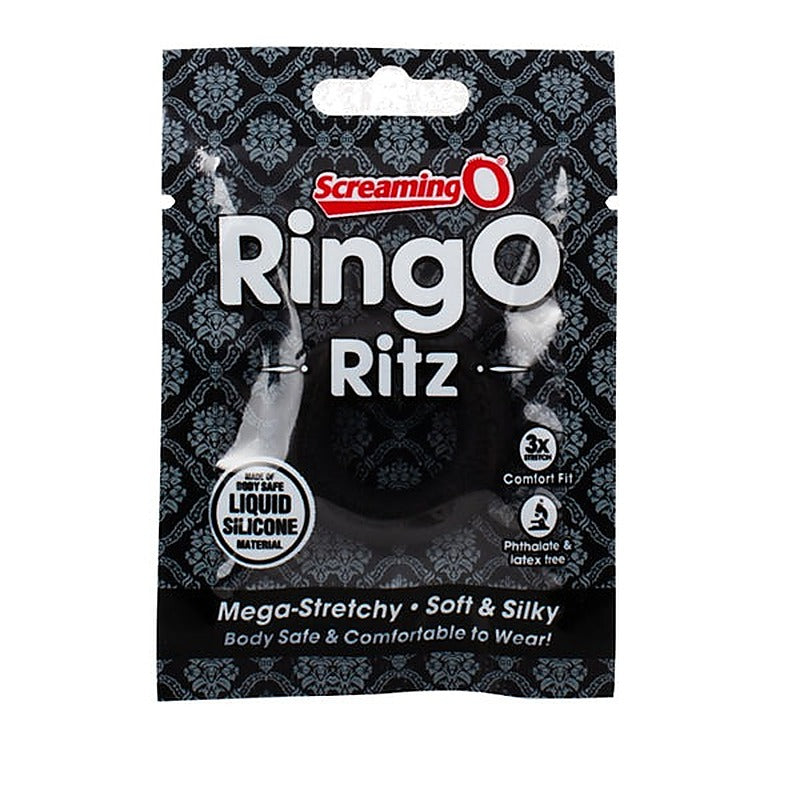 RingO Ritz Stretchy Silicone Cock Ring by Screaming O - Stretchy Cock Rings