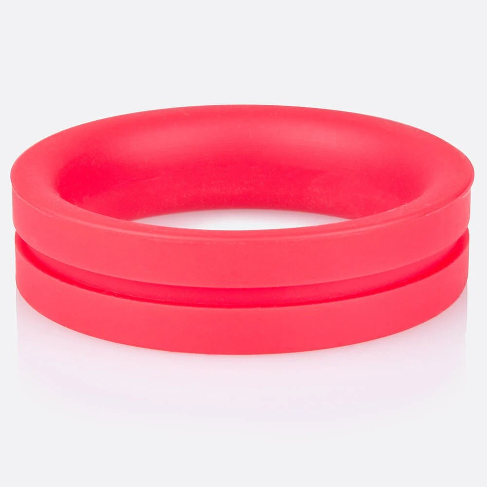 Screaming O Ring O Pro LG Super Stretchy Mens Penis Ring Wide Band Design - Red - Stretchy Cock Rings