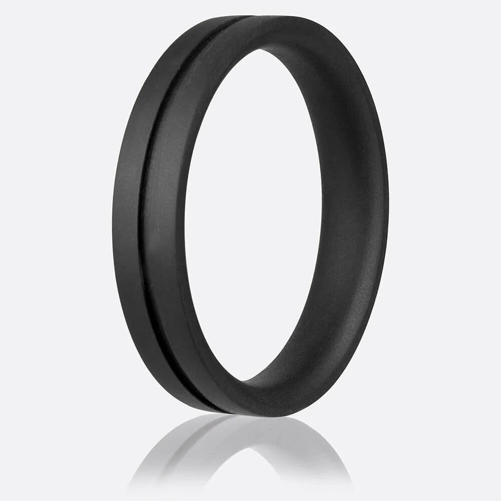 Screaming O Ring O Pro XL Stretchy Silicone Cock Ring Wide Band Design - Black - Stretchy Cock Rings