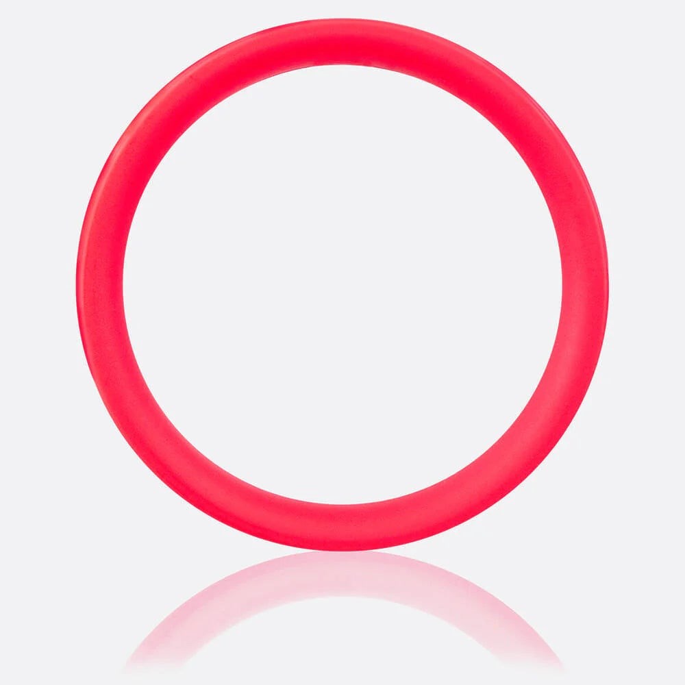 Screaming O Ring O Pro XL Stretchy Silicone Cock Ring Wide Band Design - Red - Stretchy Cock Rings