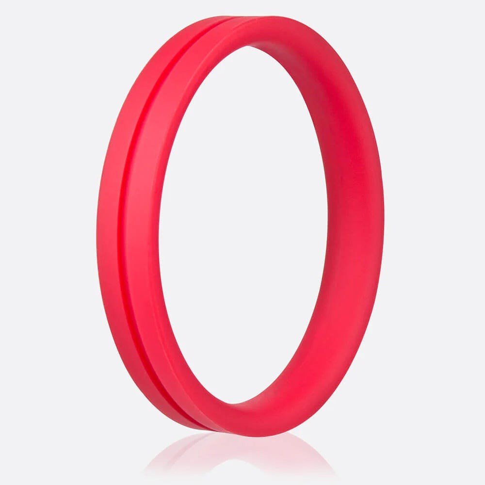 Screaming O Ring O Pro XXL Super Stretchy Mens Cock Ring Wide Band Design - Red - Stretchy Cock Rings