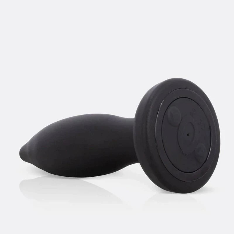 Screaming O Charged Rechargeable Remote Control Vibrating Butt Plug - Black - Butt Plugs