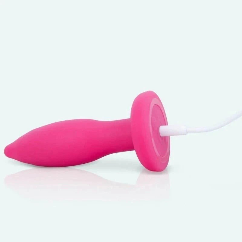 Screaming O Charged Rechargeable Remote Control Vibrating Butt Plug - Pink - Butt Plugs