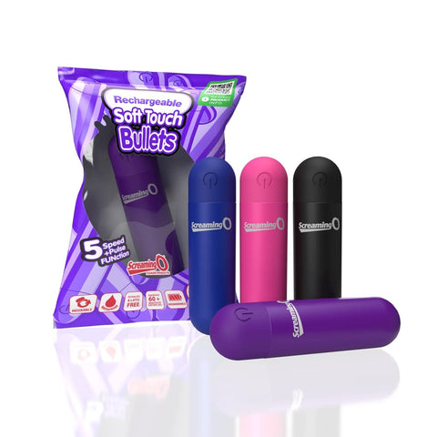 Screaming O Rechargeable Soft Touch Bullet Vibrator with Soft Silicone - Bullet Vibrators