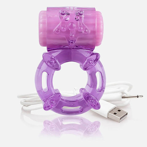 Screaming O Charged Big O Rechargeable Vibrating Cock Ring 4 Speeds - Vibrating Cock Rings