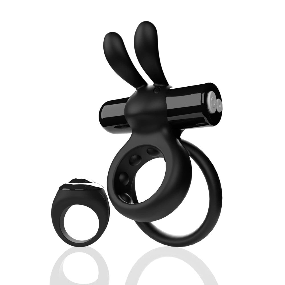 Screaming O Ohare Remote Control Vibrating Cock Ring - Black - Vibrating Cock Rings