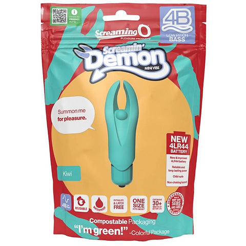 Screaming O Demon 4B Low Pitch Bass Clitoral Vibrator with Deep Rumbling - Clit Ticklers and Pulsators