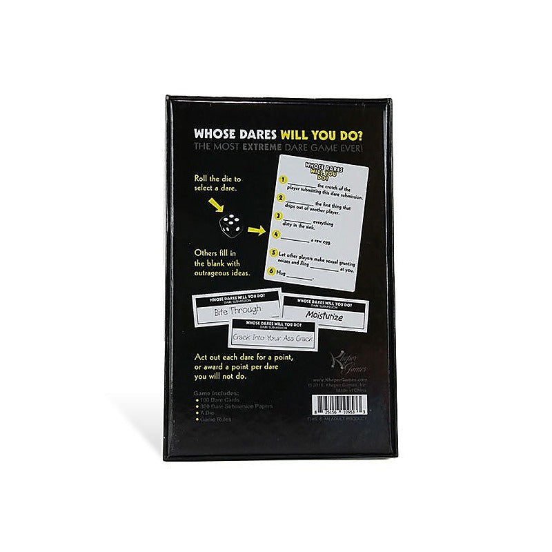 Whose Dares Will You Do by Kheper Games - Sex Games, Coupons and Tricks