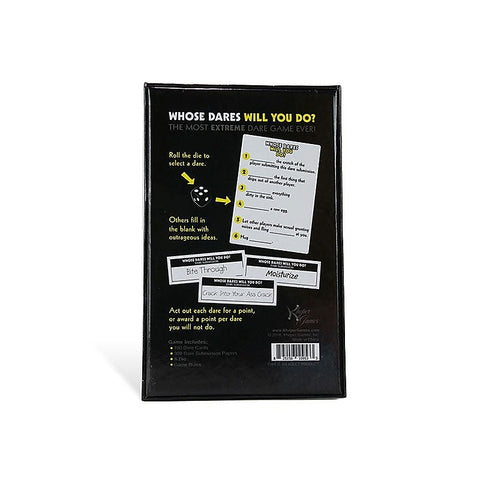 Whose Dares Will You Do by Kheper Games - Sex Games, Coupons and Tricks