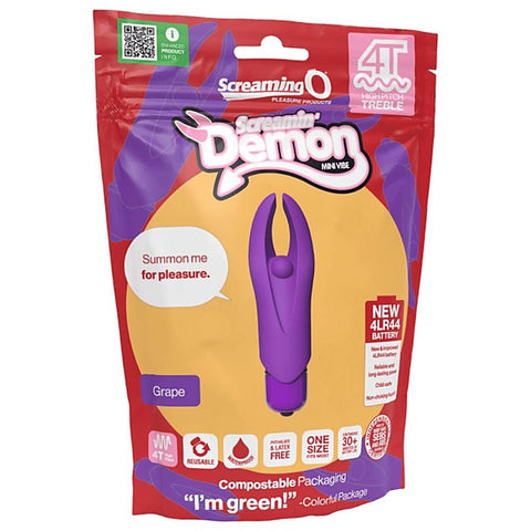 Demon 4T High Pitch Treble Clitoral Massager by Screaming O - Clit Ticklers and Pulsators