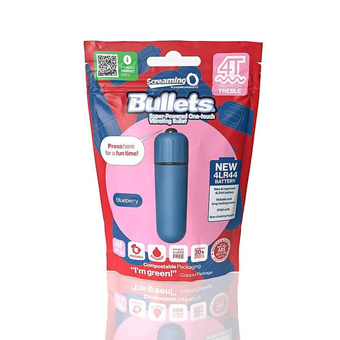 Screaming O 4T High Pitch Treble Multi Functions Bullet Vibrator Precision - Bullet Vibrators