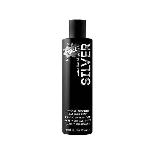 Silver Water Based Hypoallergenic Adult Lubricant by Wet - Water Based Lubes