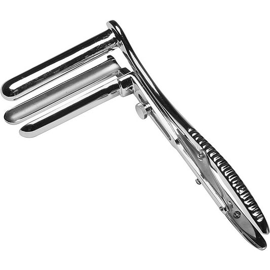 Master Series 3 Prong BDSM Play Anal Speculum by XR Brands - Dental and Clinical