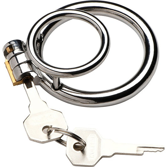 Locked Cock Locking Cock & Ball Ring by XR Brands - Male Chastity