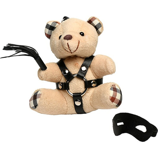 Master Series BDSM Teddy Bear Key Chain by XR Brands - Party Gifts and Novelties