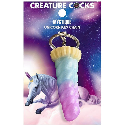 Creature Cocks Mystique Unicorn Fun & Cute Novelty Key Chain - Party Gifts and Novelties