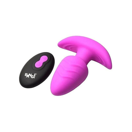 Rotating and Vibrating Silicone Butt Plug by XR Brands - Butt Plugs