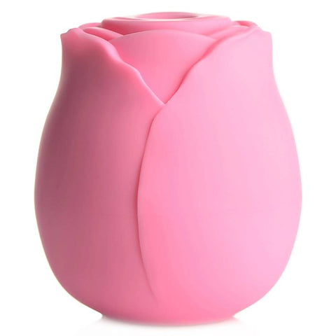XR Brands The Rose Lovers Clitoral Vibrator Gift Box with Multiple Rings - Clit Ticklers and Pulsators