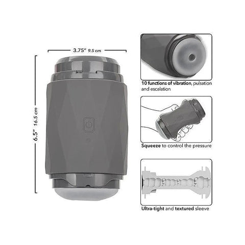 Milk Master Vibro Squeeze Male Stroker by California Exotics - Masturbators and Strokers