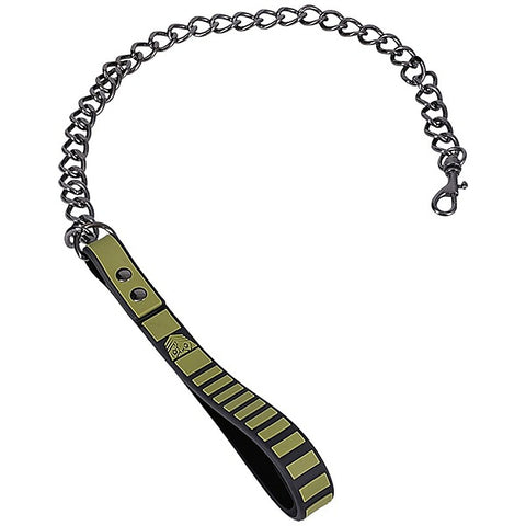 Fort Troff Tactical Bondage Collar & Leash by Doc Johnson - Collars and Leads