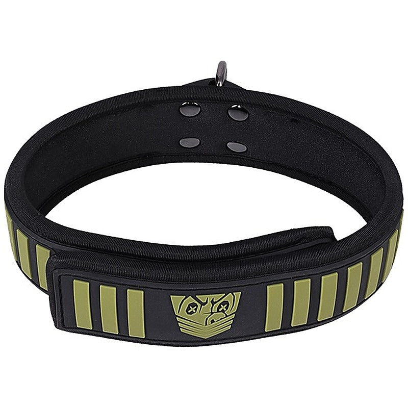 Fort Troff Tactical Bondage Collar & Leash by Doc Johnson - Collars and Leads