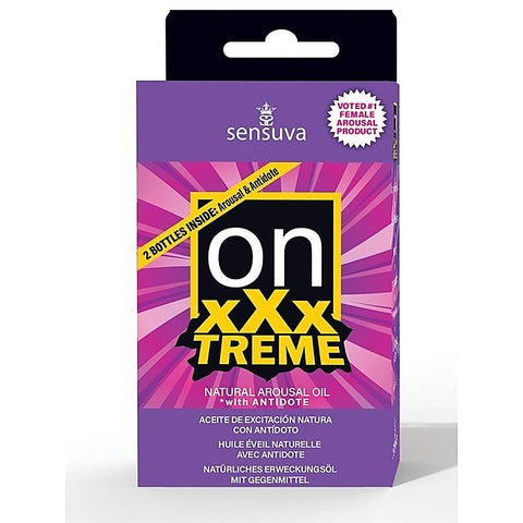 Sensuva On XXX Treme Arousal Oil Medium Box 5ml Intense Clitoral Enhancement - Massage Oils and Lubricants