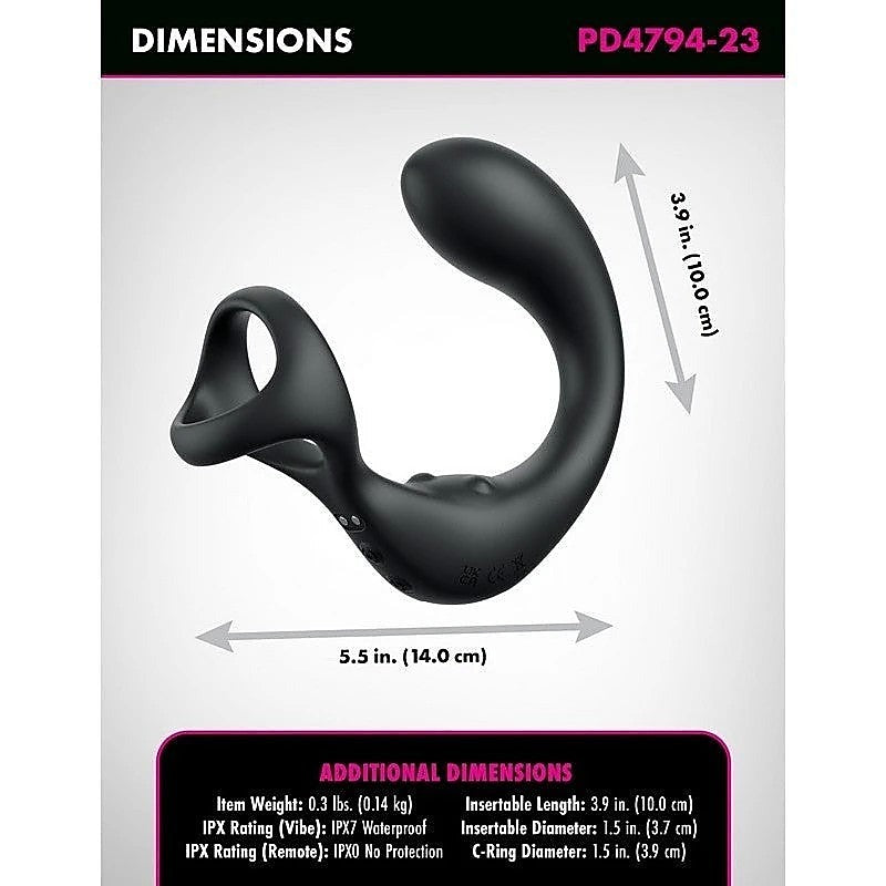 Anal Fantasy Elite Ass Gasm Taint Alizer - Prostate Toys