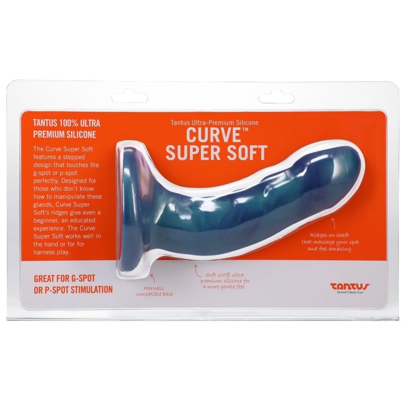 Curve Dildo Malachite by Tantus - Realistic Dildos