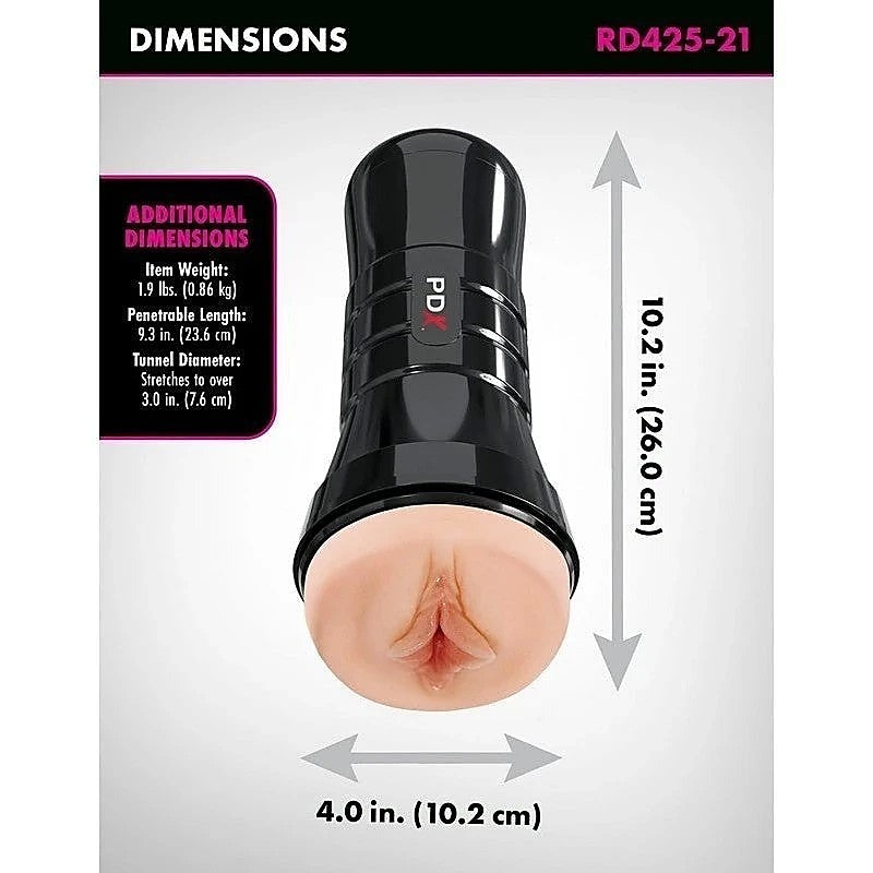 PDX Extreme Wet Pussies Super Luscious Lips XXL Masturbator - Masturbators and Strokers
