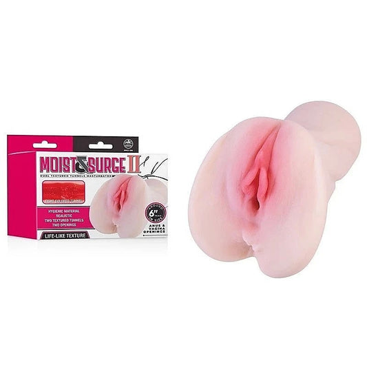 Moist and Surge II 15.2 cm Dual Layer Vagina Stroker - Realistic Butts And Vaginas