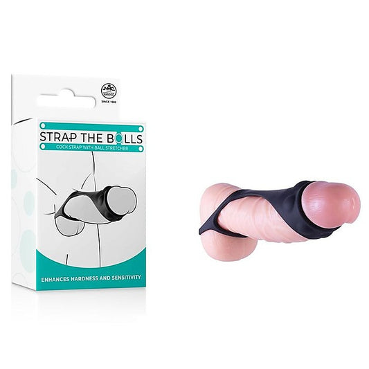 Strap The Balls Cock Strap with Ball Stretcher - Ball and Cock Toys