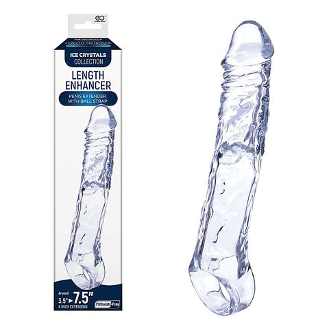 Ice Crystals Length Enhancer by NANMA Corporation - Penis Sleeves and Extenders