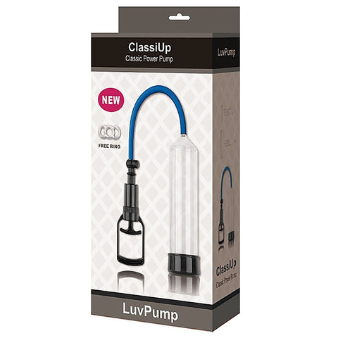 LuvPump ClassiUp Classic Power Penis Pump by Shots Toys - Penis Pumps And Stretchers