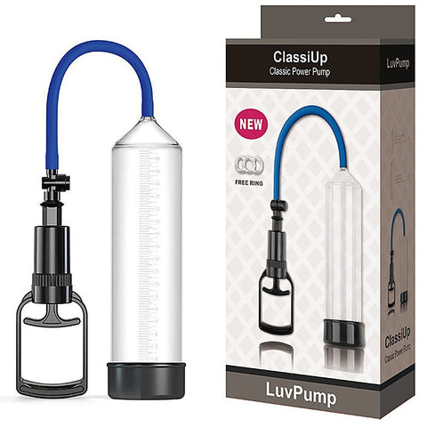 LuvPump ClassiUp Classic Power Penis Pump by Shots Toys - Penis Pumps And Stretchers