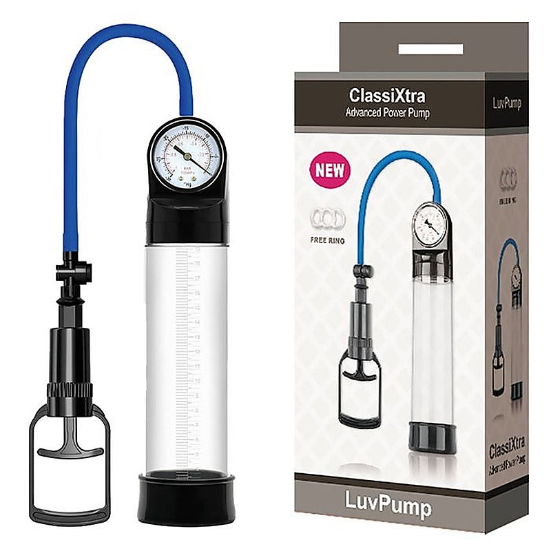 LuvPump ClassiXtra Advanced Power Penis Pump by Shots Toys - Penis Pumps And Stretchers