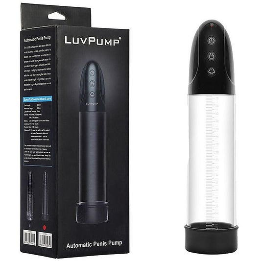 LuvPump USB Rechargeable Automatic Penis Pump by Shots Toys - Penis Pumps And Stretchers