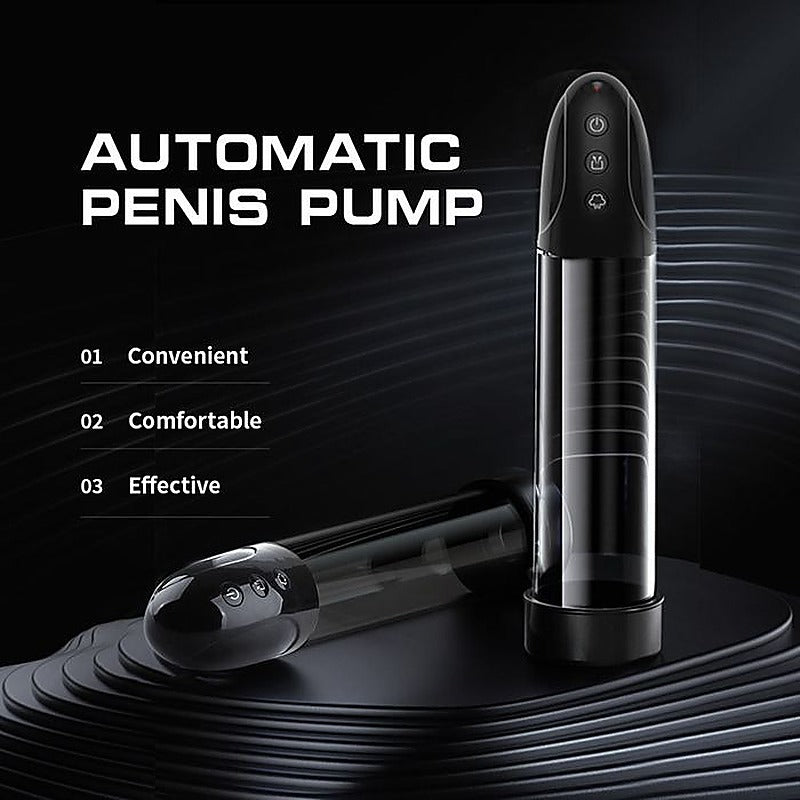 LuvPump USB Rechargeable Automatic Penis Pump by Shots Toys - Penis Pumps And Stretchers