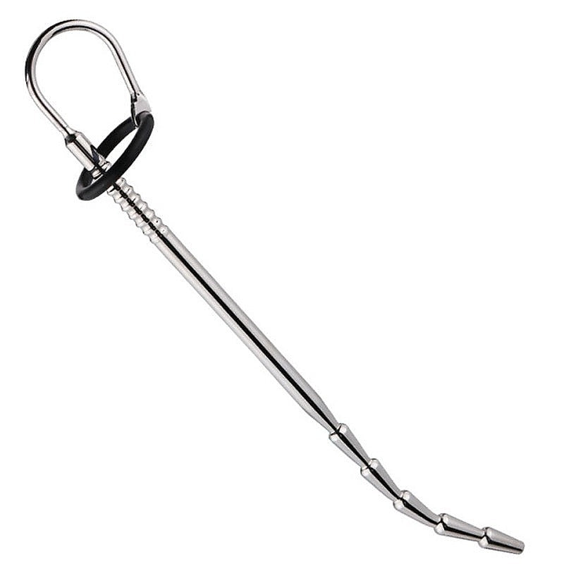 Men's Long Penis Plug with Glans Ring by BDStyle - Penis Plugs