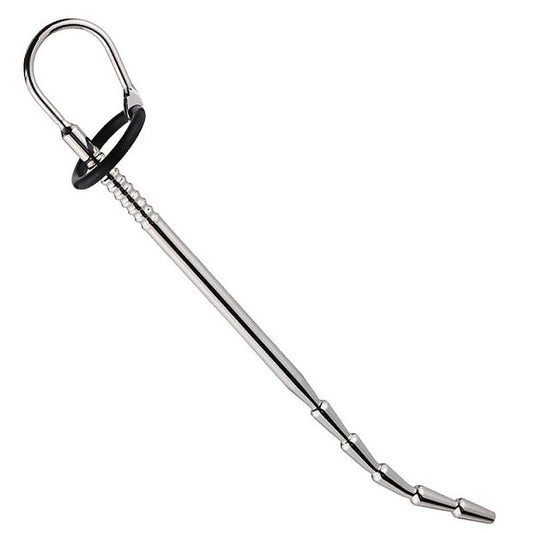 Men's Long Penis Plug with Glans Ring by BDStyle - Penis Plugs