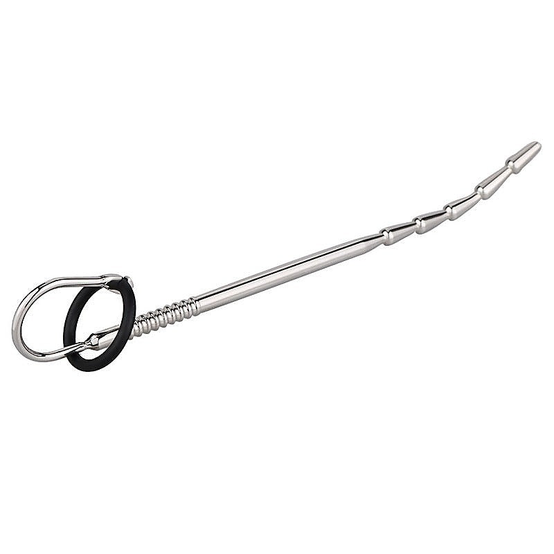 Men's Long Penis Plug with Glans Ring by BDStyle - Penis Plugs