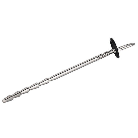 Men's Long Penis Plug with Glans Ring by BDStyle - Penis Plugs