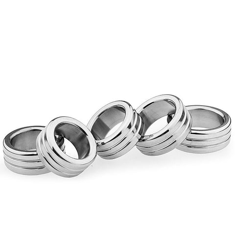 Heavy Duty Stainless Steel Cock Ring by BDStyle - Steel Cock Rings