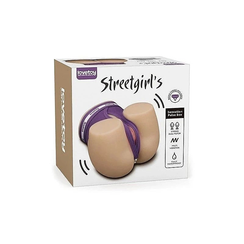 Streetgirls Lena Dual Motor Automatic Pulse Masturbator - Realistic Butts And Vaginas