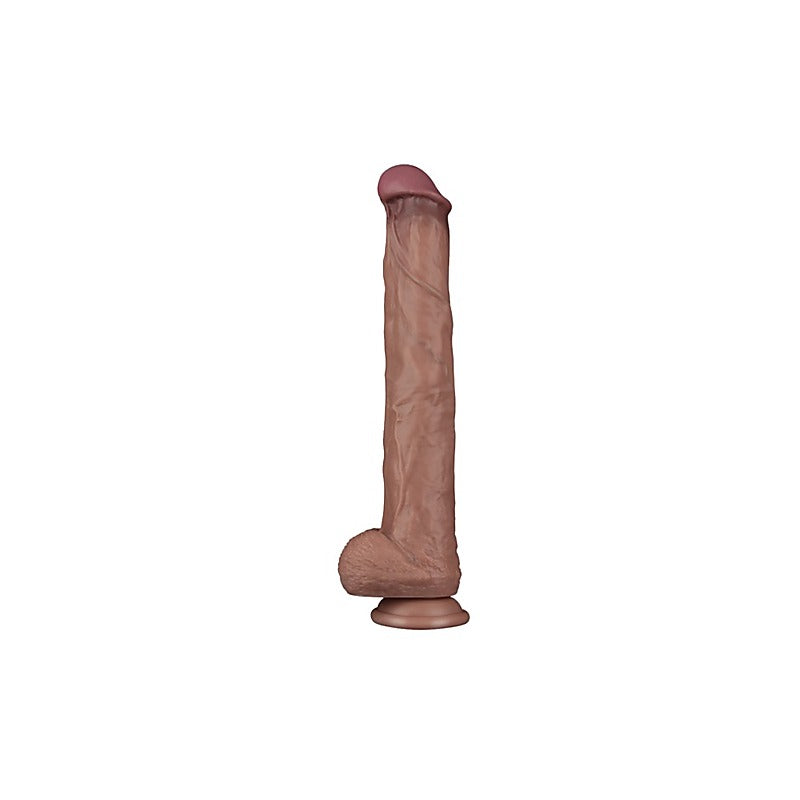 Dual Layered Bendable Realistic Silicone Cock XXL by Lovetoy - Realistic Dildos