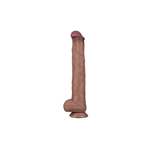Dual Layered Bendable Realistic Silicone Cock XXL by Lovetoy - Realistic Dildos