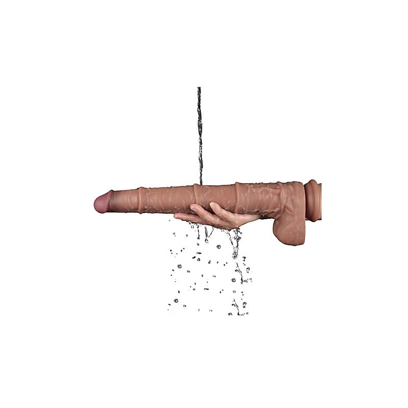 Dual Layered Bendable Realistic Silicone Cock XXL by Lovetoy - Realistic Dildos